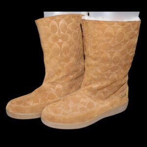 Coach Teri Signature Suede Ladies Boots (Fits 8.5M)